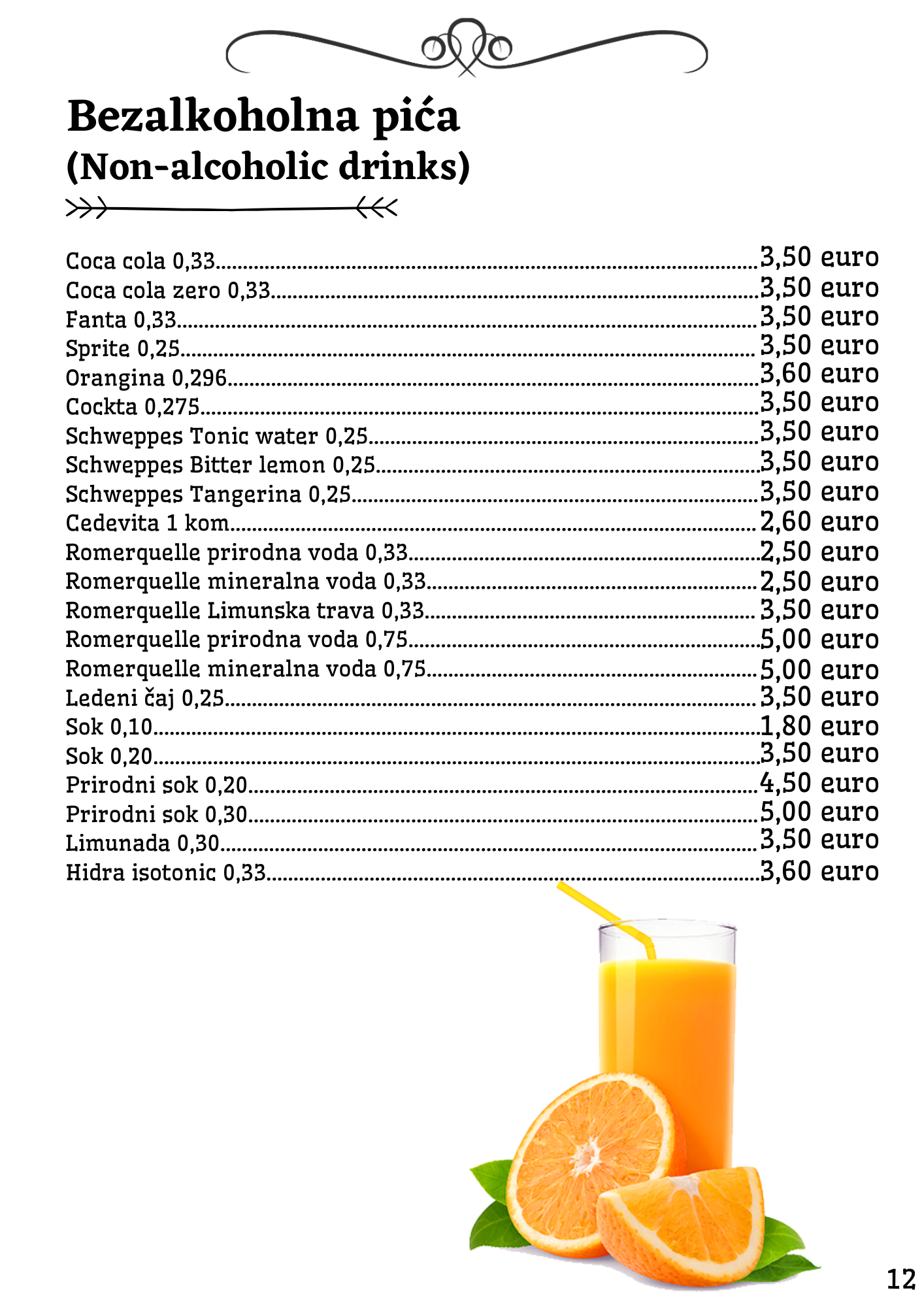 Bezalkoholna pića